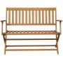 Banco de jardín madera maciza de acacia 120 cm de vidaXL, Bancos de jardín - Ref: Foro24-44132, Precio: 119,92 €, Descuento: %