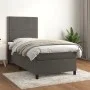 Box spring bed with dark gray velvet mattress 80x200 cm by , Beds and slatted bases - Ref: Foro24-3142930, Price: 310,62 €, D...