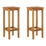 Mesa y taburetes altos de jardín 3 pzas madera maciza acacia de , Conjuntos de jardín - Ref: Foro24-3154384, Precio: 181,31 €...