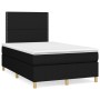 Cama box spring con colchón tela negro 120x200 cm de , Camas y somieres - Ref: Foro24-3142243, Precio: 395,82 €, Descuento: %