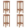 Mesa y taburetes altos de jardín 5 pzas madera maciza acacia de , Conjuntos de jardín - Ref: Foro24-3154392, Precio: 406,18 €...