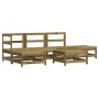 Juego de muebles de jardín 6 pzas madera de pino impregnada de , Conjuntos de jardín - Ref: Foro24-3186318, Precio: 310,49 €,...