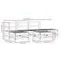 Juego de muebles de jardín 6 pzas madera de pino impregnada de , Conjuntos de jardín - Ref: Foro24-3186318, Precio: 310,49 €,...