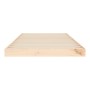 Estructura de cama madera maciza de pino 90x190 cm de , Camas y somieres - Ref: Foro24-823479, Precio: 58,13 €, Descuento: %