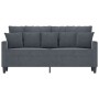 Sofá de 2 plazas de terciopelo gris oscuro 140 cm de , Sofás - Ref: Foro24-359304, Precio: 203,82 €, Descuento: %