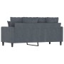 Sofá de 2 plazas de terciopelo gris oscuro 140 cm de , Sofás - Ref: Foro24-359304, Precio: 203,82 €, Descuento: %