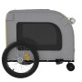 Remolque de bicicleta mascotas hierro tela Oxford amarillo gris de , Cochecitos para mascotas - Ref: Foro24-93861, Precio: 13...