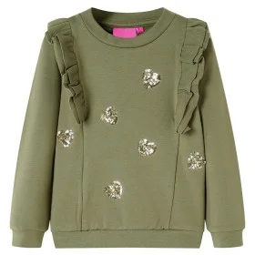 Sudadera infantil caqui 128 de , Camisetas para niños - Ref: Foro24-13737, Precio: 13,76 €, Descuento: %