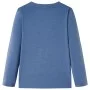Camiseta infantil de manga larga azul mélange 140 de , Camisetas para niños - Ref: Foro24-12993, Precio: 9,76 €, Descuento: %