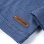 Camiseta infantil de manga larga azul mélange 140 de , Camisetas para niños - Ref: Foro24-12993, Precio: 9,76 €, Descuento: %