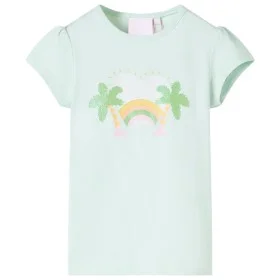 Camiseta infantil verde menta claro 92 de , Camisetas para niños - Ref: Foro24-10424, Precio: 8,06 €, Descuento: %
