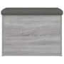 Sonoma gray engineered wood storage bench 62x42x45 cm by , Benches for halls and storage - Ref: Foro24-835045, Price: 71,29 €...