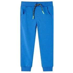 Pantalones de chándal infantiles azul 140 de , Pantalones de niños - Ref: Foro24-11718, Precio: 12,75 €, Descuento: %