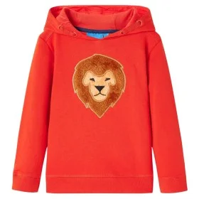 Sudadera infantil con capucha rojo 140 de , Camisetas para niños - Ref: Foro24-13323, Precio: 12,74 €, Descuento: %