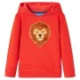 Sudadera infantil con capucha rojo 116 de , Camisetas para niños - Ref: Foro24-13321, Precio: 12,74 €, Descuento: %