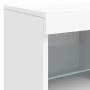 Aparador con luces LED blanco 81x37x67 cm de , Aparadores - Ref: Foro24-836658, Precio: 74,67 €, Descuento: %
