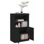 Aparador con luces LED negro 60,5x37x100 cm de , Aparadores - Ref: Foro24-836666, Precio: 81,22 €, Descuento: %