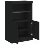 Aparador con luces LED negro 60,5x37x100 cm de , Aparadores - Ref: Foro24-836666, Precio: 81,22 €, Descuento: %