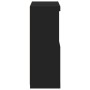 Aparador con luces LED negro 60,5x37x100 cm de , Aparadores - Ref: Foro24-836666, Precio: 81,22 €, Descuento: %