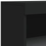Aparador con luces LED negro 60,5x37x100 cm de , Aparadores - Ref: Foro24-836666, Precio: 81,22 €, Descuento: %