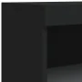 Aparador con luces LED negro 60,5x37x100 cm de , Aparadores - Ref: Foro24-836666, Precio: 78,92 €, Descuento: %