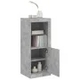 Aparador con luces LED gris hormigón 41x37x100 cm de , Aparadores - Ref: Foro24-836647, Precio: 77,10 €, Descuento: %