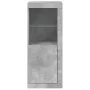Aparador con luces LED gris hormigón 41x37x100 cm de , Aparadores - Ref: Foro24-836647, Precio: 77,10 €, Descuento: %