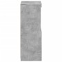 Aparador con luces LED gris hormigón 41x37x100 cm de , Aparadores - Ref: Foro24-836647, Precio: 78,58 €, Descuento: %
