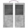 Aparador con luces LED gris hormigón 41x37x100 cm de , Aparadores - Ref: Foro24-836647, Precio: 77,10 €, Descuento: %
