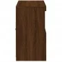 Aparador con luces LED roble marrón 81x37x67 cm de , Aparadores - Ref: Foro24-836664, Precio: 80,36 €, Descuento: %
