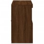 Aparador con luces LED roble marrón 81x37x67 cm de , Aparadores - Ref: Foro24-836664, Precio: 81,59 €, Descuento: %