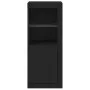 Aparador con luces LED negro 41x37x100 cm de , Aparadores - Ref: Foro24-836645, Precio: 72,79 €, Descuento: %
