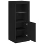 Aparador con luces LED negro 41x37x100 cm de , Aparadores - Ref: Foro24-836645, Precio: 72,79 €, Descuento: %