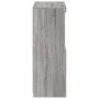 Sideboard with LED lights Sonoma gray 60.5x37x100 cm by , Sideboards - Ref: Foro24-836670, Price: 86,49 €, Discount: %