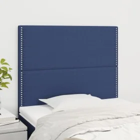 Kopfteile 2 Einheiten aus blauem Stoff 90x5x78/88 cm von , Kopf- und Fußteile - Ref: Foro24-3116180, Preis: 47,06 €, Rabatt: %
