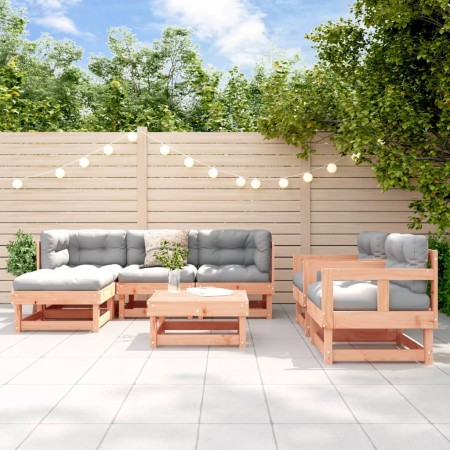 Juego de muebles de jardín 7 pzas madera maciza abeto Douglas de , Conjuntos de jardín - Ref: Foro24-3186212, Precio: 372,79 ...