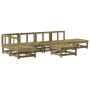 Juego de muebles de jardín 7 pzas madera de pino impregnada de , Conjuntos de jardín - Ref: Foro24-3186514, Precio: 363,35 €,...