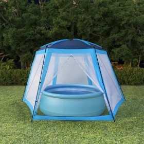 Carpa para piscina de tela azul 500x433x250 cm de vidaXL, Accesorios para piscinas y spa - Ref: Foro24-91574, Precio: 143,36 ...