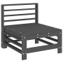 Juego de muebles de jardín 7 piezas madera maciza de pino gris de , Conjuntos de jardín - Ref: Foro24-3186265, Precio: 501,98...