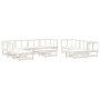 Juego de muebles de jardín 11 piezas madera maciza pino blanco de , Conjuntos de jardín - Ref: Foro24-3186411, Precio: 611,04...