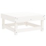 Juego de muebles de jardín 11 piezas madera maciza pino blanco de , Conjuntos de jardín - Ref: Foro24-3186411, Precio: 611,04...