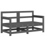 Juego de muebles de jardín 7 piezas madera maciza de pino gris de , Conjuntos de jardín - Ref: Foro24-3186426, Precio: 422,28...