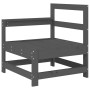 Juego de muebles de jardín 7 piezas madera maciza de pino gris de , Conjuntos de jardín - Ref: Foro24-3186426, Precio: 422,28...