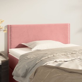 Cabecero de terciopelo rosa 90x5x78/88 cm de , Cabeceros y pies de cama - Ref: Foro24-345903, Precio: 41,53 €, Descuento: %