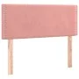 Pink velvet headboard 90x5x78/88 cm by , Headboards and footboards - Ref: Foro24-345903, Price: 39,10 €, Discount: %