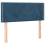 Cabecero de terciopelo azul 100x5x78/88 cm de , Cabeceros y pies de cama - Ref: Foro24-345922, Precio: 41,36 €, Descuento: %