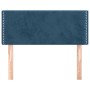 Cabecero de terciopelo azul 100x5x78/88 cm de , Cabeceros y pies de cama - Ref: Foro24-345922, Precio: 41,36 €, Descuento: %