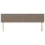 Cabeceros 2 unidades tela gris taupe 80x5x78/88 cm de , Cabeceros y pies de cama - Ref: Foro24-345948, Precio: 55,41 €, Descu...