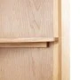 Armario de esquina de madera maciza de roble 59x36x180 cm de vidaXL, Taquillas y armarios de almacenamiento - Ref: Foro24-247...