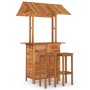 Juego muebles de bar de jardín 3 piezas madera maciza de acacia de , Conjuntos de jardín - Ref: Foro24-3116008, Precio: 493,2...